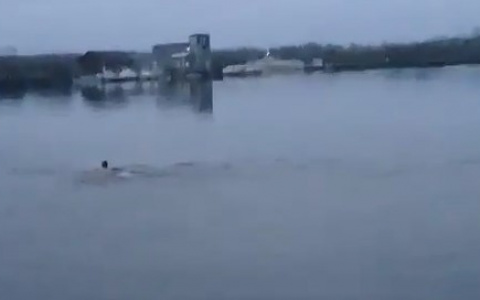 В Сыктывкаре около новой набережной тонул мужчина (фото, видео)