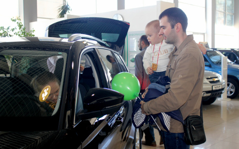 На презентацию автомобиля  Škoda Kodiaq сыктывкарцы пришли семьями (фото)