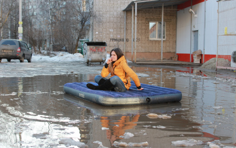 В Коми объявлено штормовое предупреждение: вода подошла к критической отметке
