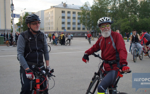 Прямая трансляция юбилейной «Велоночи» в Сыктывкаре в День города