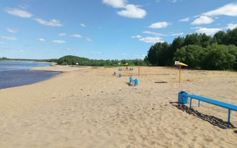 В Сыктывкаре официально открыт пляжный сезон
