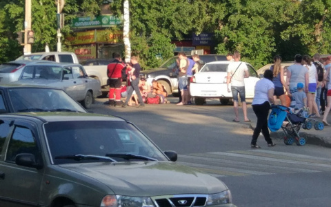 В центре Сыктывкара сбили мотоциклиста