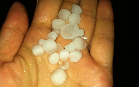 Под Сыктывкаром выпал град размером с вишню