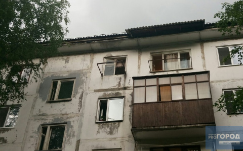 Появились фото с места ЧП в Сыктывкаре, где ребенок выпал из окна 5 этажа (фото)