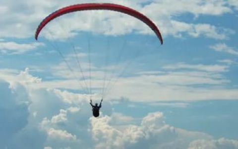 В Коми мужчина на параплане упал в реку