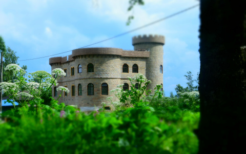 В Сыктывкаре рядом с Кировским парком строят замок (фото)