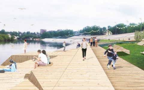 Стало известно, в каком стиле будет оформлена набережная в Сыктывкаре