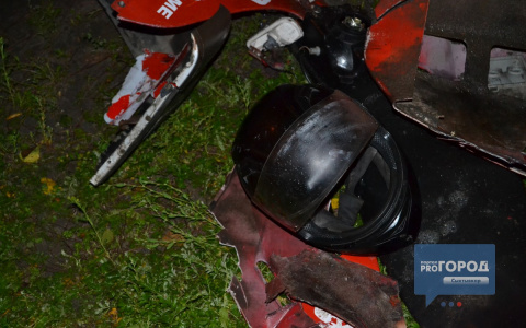 В Сыктывкаре у железнодорожного вокзала сбили мотоциклиста