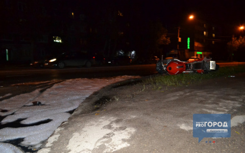 Появились подробности ДТП, где сбили мотоциклиста у вокзала в Сыктывкаре