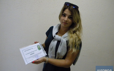 Победительница розыгрыша от PG11.ru получила сертификат на полет на воздушном шаре