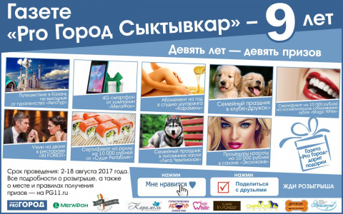 Определился последний победитель розыгрыша «Девять лет — девять призов»