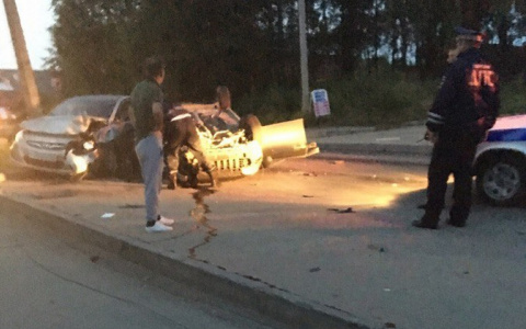 Появились фото ДТП в Сыктывкаре, где погиб водитель «Лады Калины»