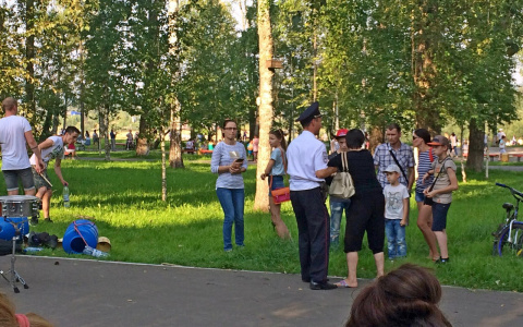 В День Республики Коми пьяная сыктывкарка приставала к барабанщикам прямо во время концерта (фото)