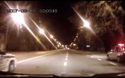 Появилось видео погони за мотоциклистом на «Хонде» от Сыктывкара до Ыба