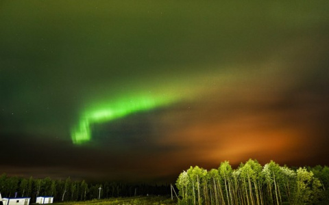 В конце лета над Коми вспыхнуло северное сияние: топ лучших фото