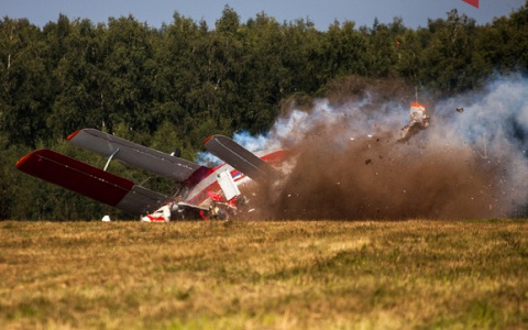 Сыктывкарский фотограф стал свидетелем крушения Ан-2 в Балашихе