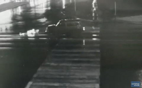 В центре Усинска «Нива» снесла женщину на пешеходном переходе (видео)