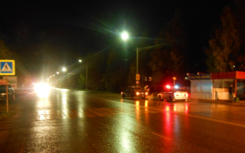 В Коми «семерка» сбила женщину на пешеходном переходе (фото)