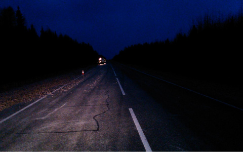 Под Сыктывкаром в кювет вылетел «Хендэ» (фото)