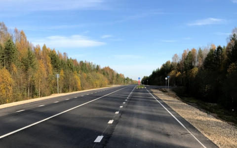 В Коми капитально отремонтировали два участка трассы Сыктывкар-Киров (фото)