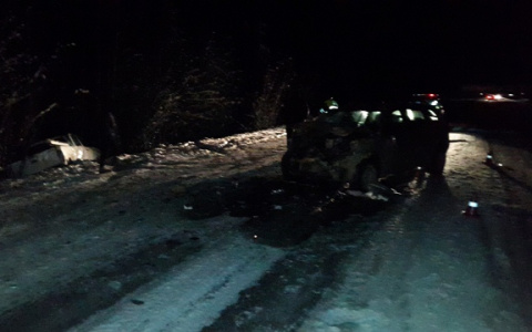 В Коми при столкновении иномарок пострадал младенец (фото)