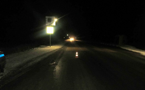 На трассе Сыктывкар-Ухта водитель сбил женщину (фото)