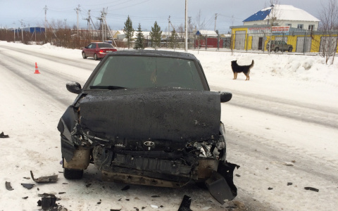 В Коми подросток за рулем «ВАЗа» попал в ДТП (фото)