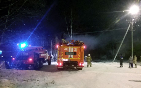 В Коми горел целый этаж жилого дома