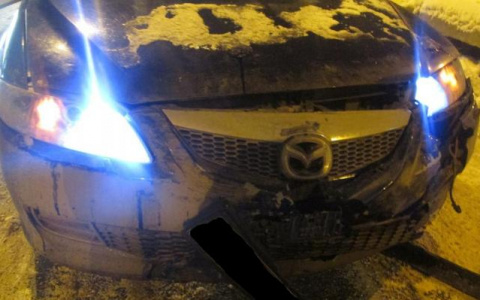 В Коми столкнулись «Мазда» и «Киа», в которой был подросток