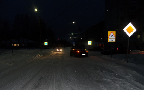 В Коми водитель на «Хонде» сбил женщину прямо у детского сада