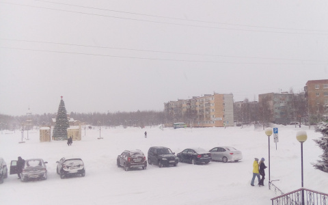 Один из городов Коми остался без новогоднего городка