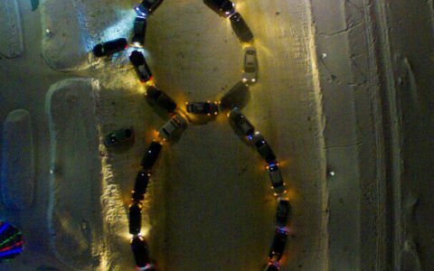 Жители Коми прославились тем, что сделали 50-метрового снеговика (фото)