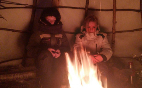 Житель Коми построил чум, в котором помещаются несколько взрослых людей