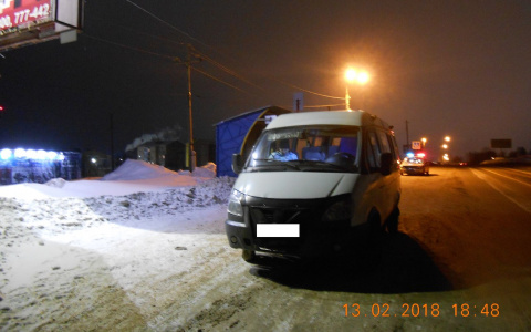 В Коми мужчина попал под «Газель» на пешеходном переходе (фото)