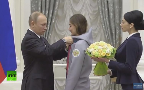 Путин вручил лыжнице из Коми Юлии Белоруковой награду «За заслуги перед Отечеством»
