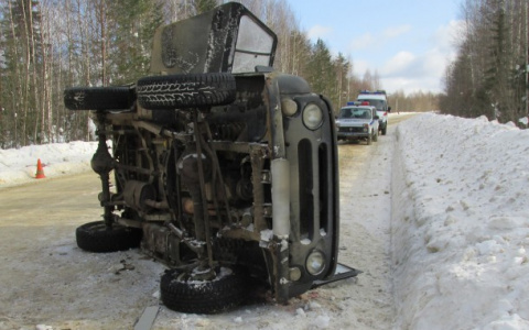 На юге Коми по вине пьяных водителей за день произошли две аварии (фото)