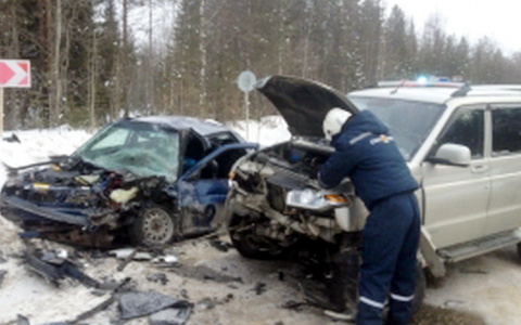 В Коми пьяный пенсионер на «Патриоте» протаранил ВАЗ и «Субару»