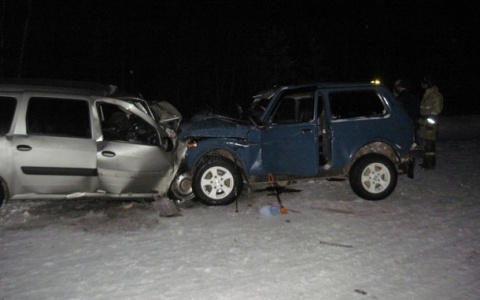 Увеличилось число жертв ДТП на трассе в Коми, где столкнулись «Нива» и «Ларгус»