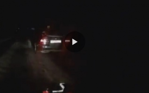 Появилось видео погони со стрельбой за пьяным сыктывкарцем на BMW