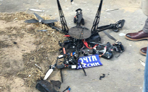 Первый беспилотник «Почты России» потерпел крушение сразу после взлета