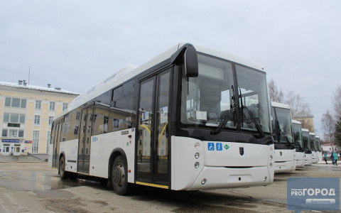 Из 20 новых автобусов «Nefaz» на презентацию в Сыктывкаре приехали не все
