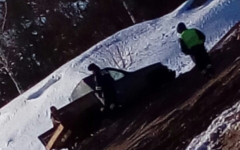 В Сыктывкаре поймали вдребезги пьяного водителя, когда он форсировал реку