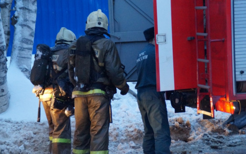 В Коми мужчина погиб на пожаре в нескольких шагах от выхода из горящего дома