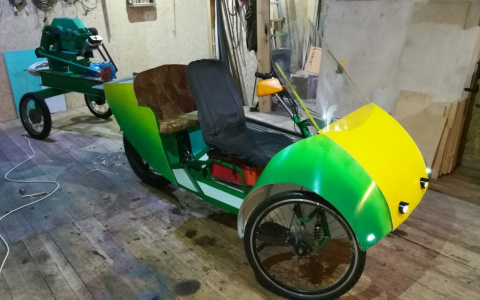 Изобретатель из Коми представил новое средство передвижения с электродвигателем