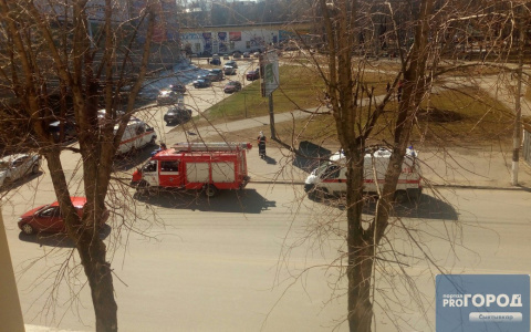 В Сыктывкаре оцепили остановку «Гостиница «Центральная» (фото)