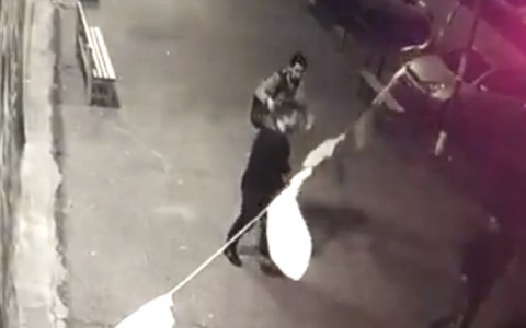 В Коми вандалы устроили погром на территории ТЦ (видео)