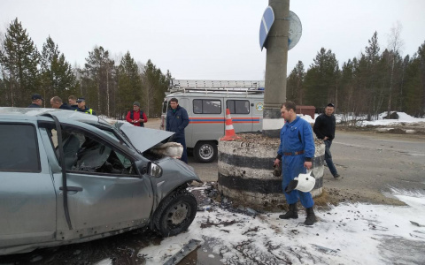 Появились подробности ДТП в Коми, где погиб водитель «Рено»