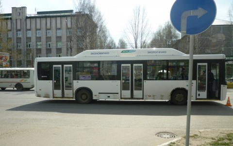 У ТЦ «Аврора» в Сыктывкаре автобус сбил женщину (фото)