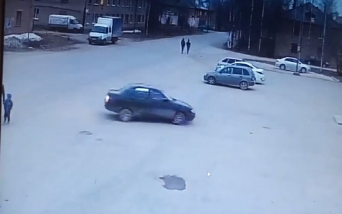 Появилось видео ДТП в Коми, где пьяный водитель сбил ребенка