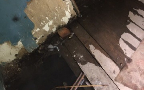 В Сыктывкаре жилой дом залило кипятком (фото, видео)